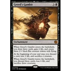 Magic löskort: The Big Score: Greed's Gambit (V.1)