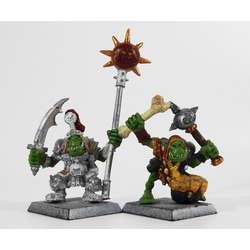 Orcs & Goblins: Orc Command Group (2st, Metall)