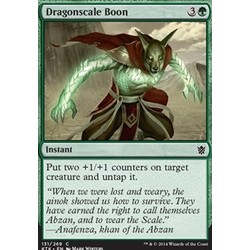 Magic löskort: Khans of Tarkir: Dragonscale Boon