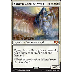 Magic löskort: Angels: Akroma, Angel of Wrath
