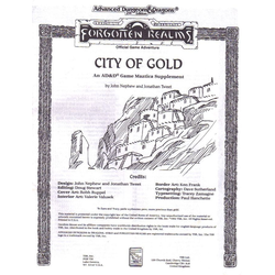 ADD 2nd ed: FMQ1, Forgotten Realms - City of Gold