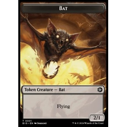 Magic löskort: The Big Score: Bat Token (Black 2/1) // Mercenary Token (Foil)