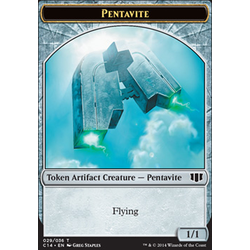 Magic löskort: Commander 2014: Pentavite Token