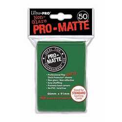 Card Sleeves Standard Pro-Matte Green (50) (Ultra Pro)
